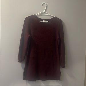 Long-Sleeve Mock-Neck Sweater